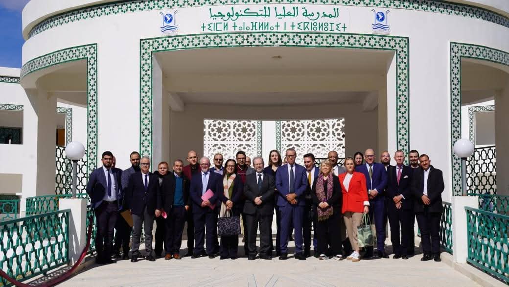 Visite de la délégation de l'Université de Gibraltar aux établissements de Tétouan