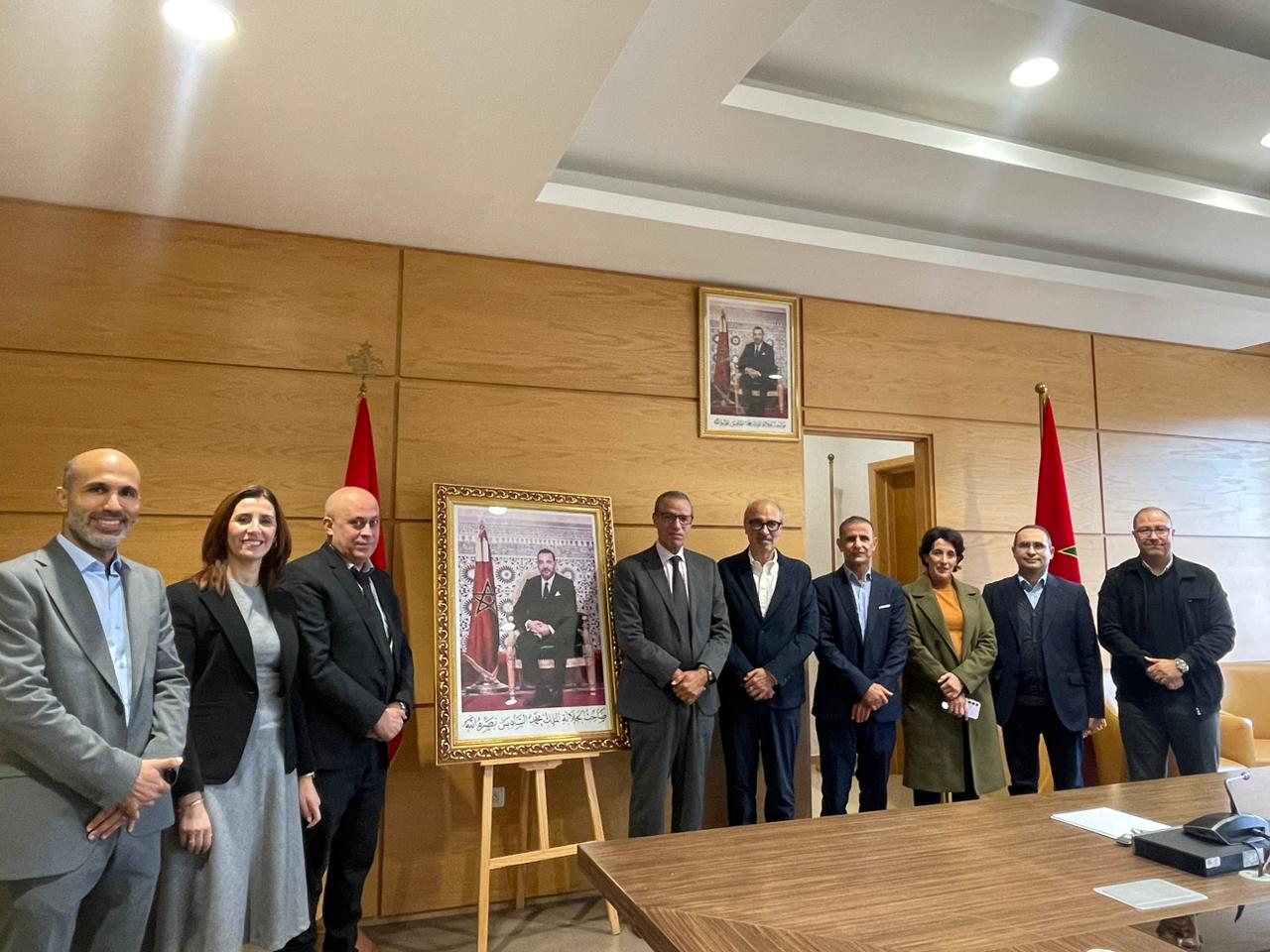 Rencontre de travail entre le Président de l'Université Abdelmalek Essâadi et Pr. Jorge Armando Baeriguete Melendez
