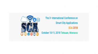 3ème édition de la Conférence internationale sur les applications Smart City (SCA 2018) 