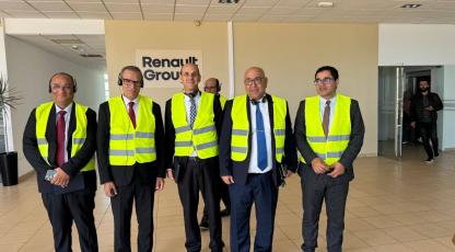 Visite de travail à l'usine Renault de Tanger 