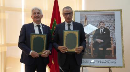 Signature d'une convention de partenariat entre l'Université Abdelmalek Essaâdi et l'Université de Mons