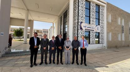 زيارة تفقدية لكلية العلوم القانونية والسياسية بالقصر الكبير والكلية المتعددة التخصصات بالعرائش 